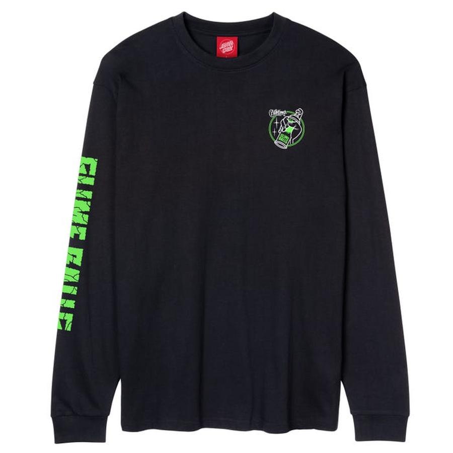 Santa Cruz Mike Giant Van L/S T-Shirt - Black