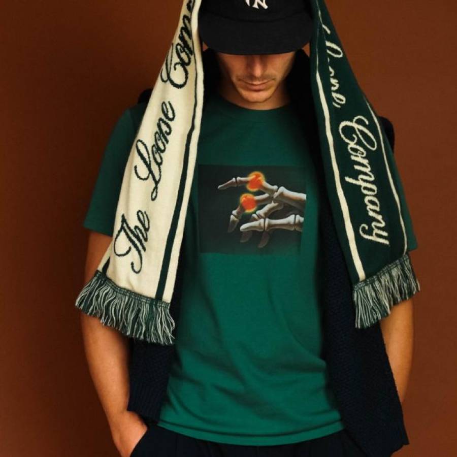 The Loose Company Knuckle T-Shirt - Forest Green