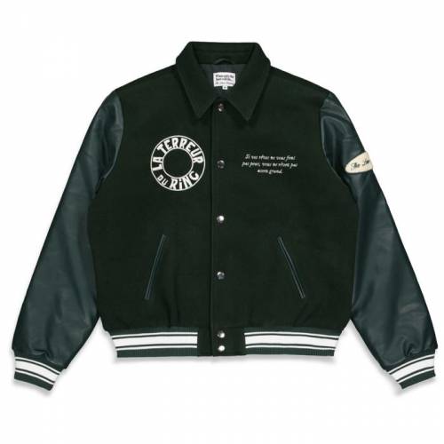 The Loose Company La Terreur Du Ring Varsity Jacket - Dark Green