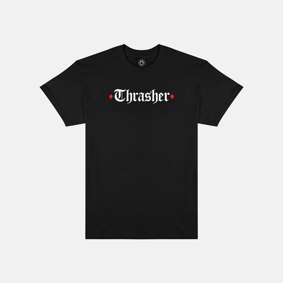 Thrasher X Spitfire Wheels The End Oath T-Shirt - Black