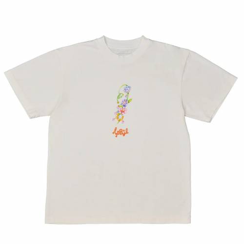 April Skateboards Flower By Ema Gaspar T-Shirt - White
