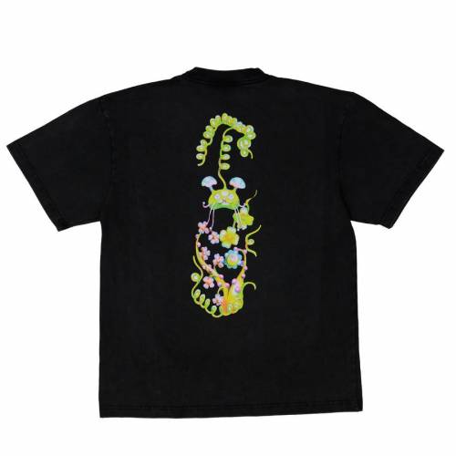 April Skateboards Mushroom By Ema Gaspar T-Shirt - Vintage Black
