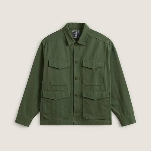 Vans Atiba Skate Military Shirt - Green