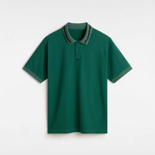 Vans Skate Mesh Polo - Rain Forest