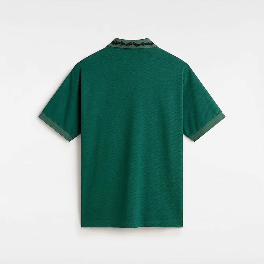 Vans Skate Mesh Polo - Rain Forest