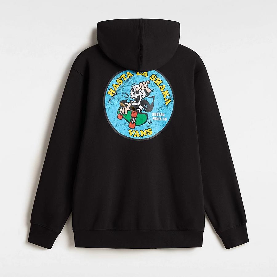 Vans Skull La Shaka Full Zip Hooodie - Black