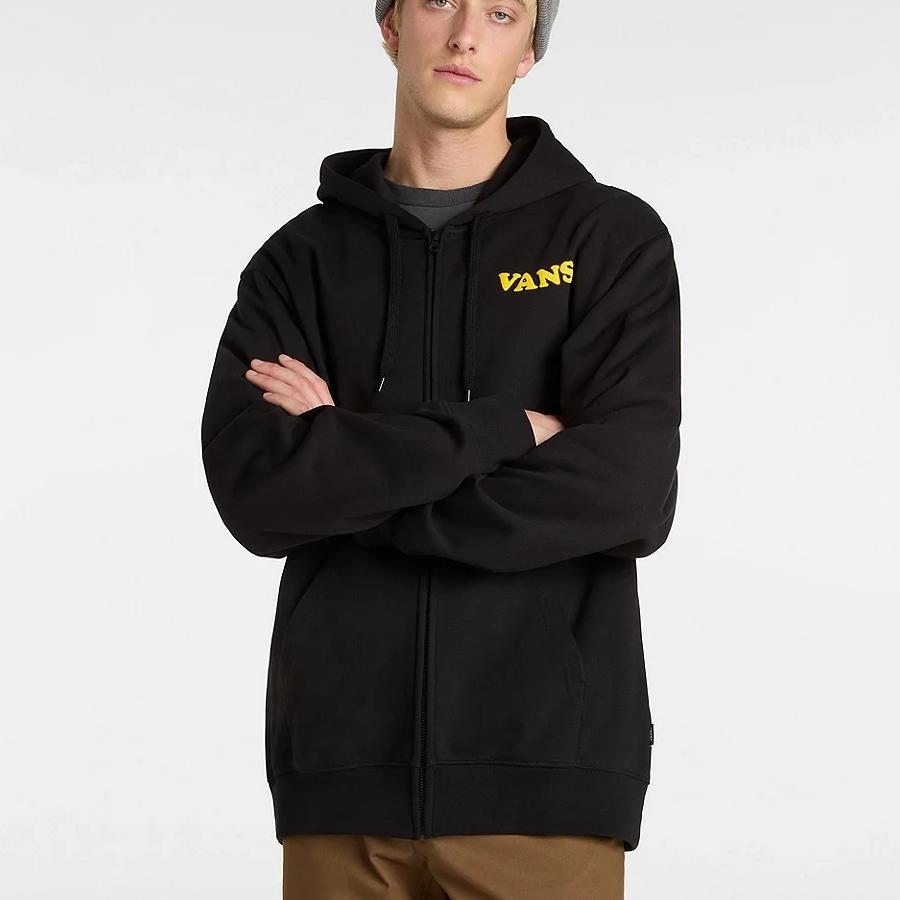 Vans Skull La Shaka Full Zip Hooodie - Black