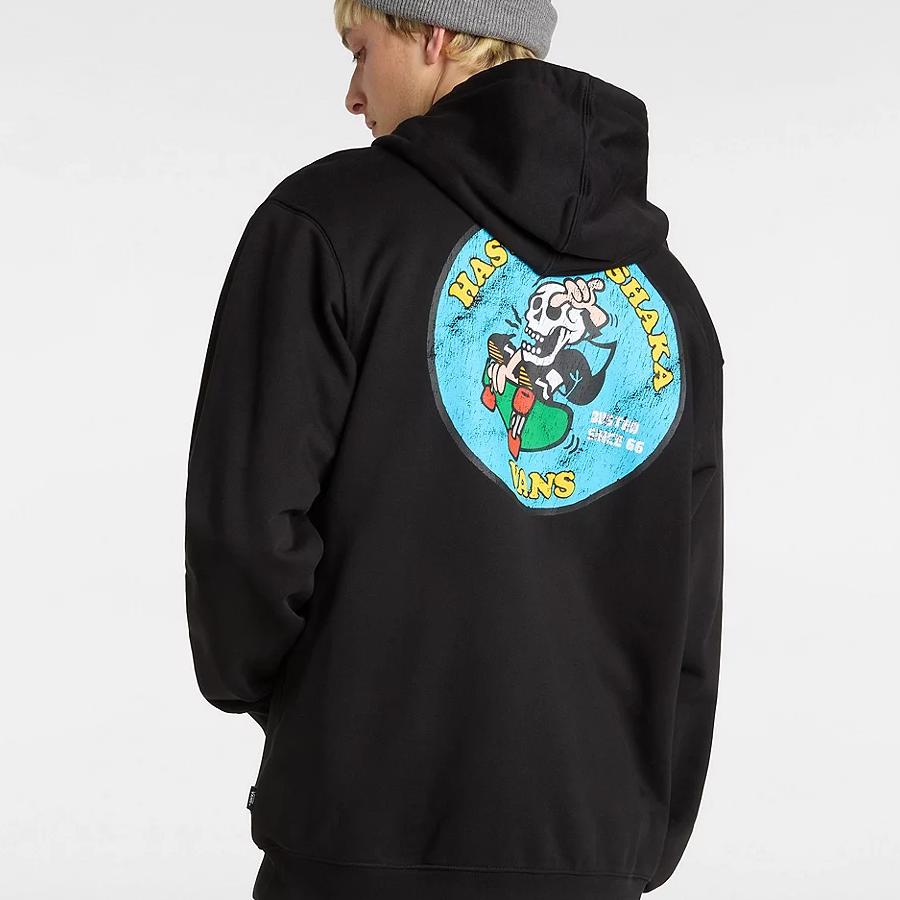 Vans Skull La Shaka Full Zip Hooodie - Black