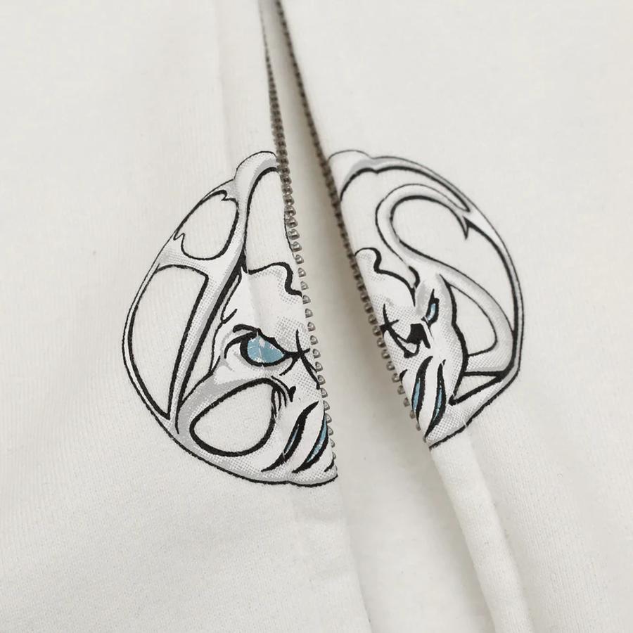 Yardsale Bullseye Zip Hood - White