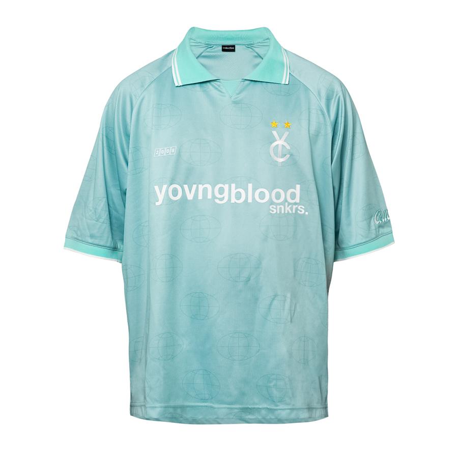 Yovngblood Snkrs X Collective YC Jersey - Azul Turquesa