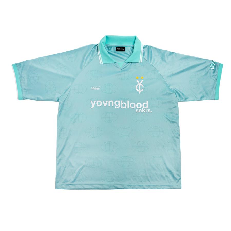 Yovngblood Snkrs X Collective YC Jersey - Azul Turquesa