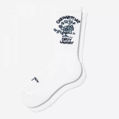 Carhartt WIP Dirty Laundry Socks - White