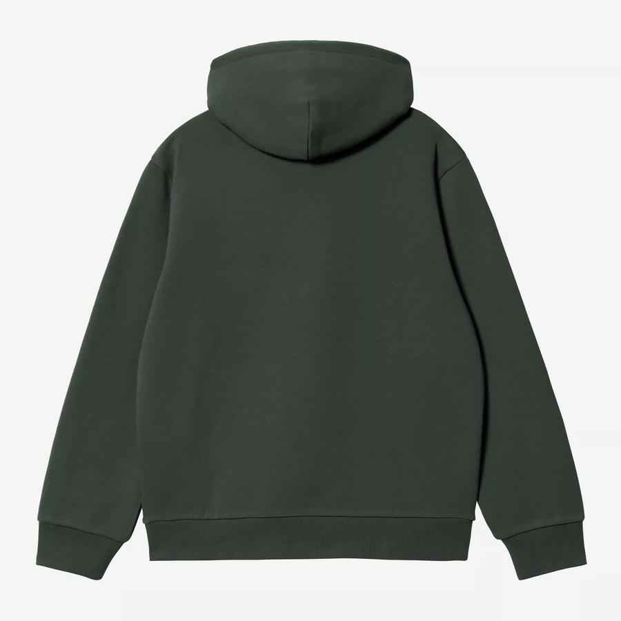 Carhartt WIP Hooded Carhartt Sweatshirt - Dark Scarab / Palisander