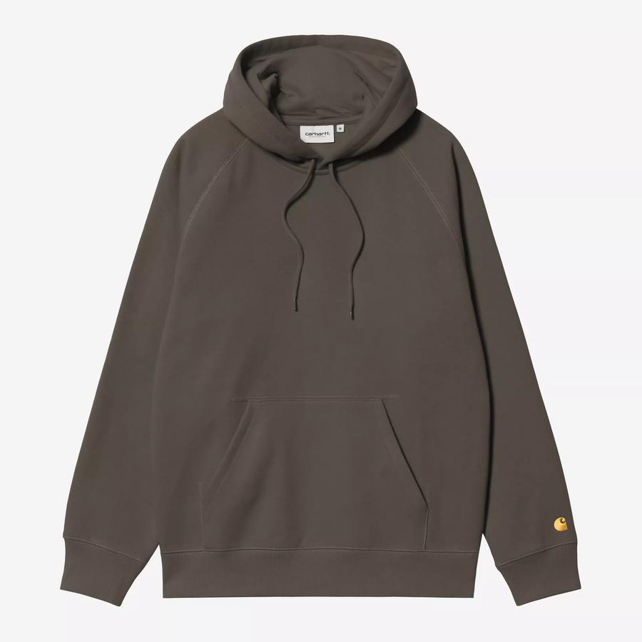 Carhartt WIP Hooded Chase Sweatshirt - Shungite / ...
