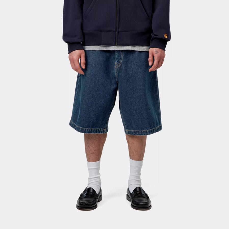 Carhartt WIP Landon Short - Blue (Stone Washed)