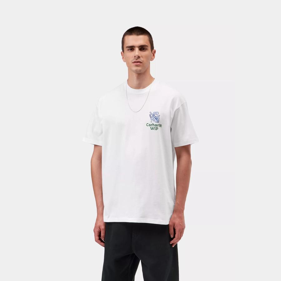 Carhartt WIP S/S Grape Picker T-Shirt - White