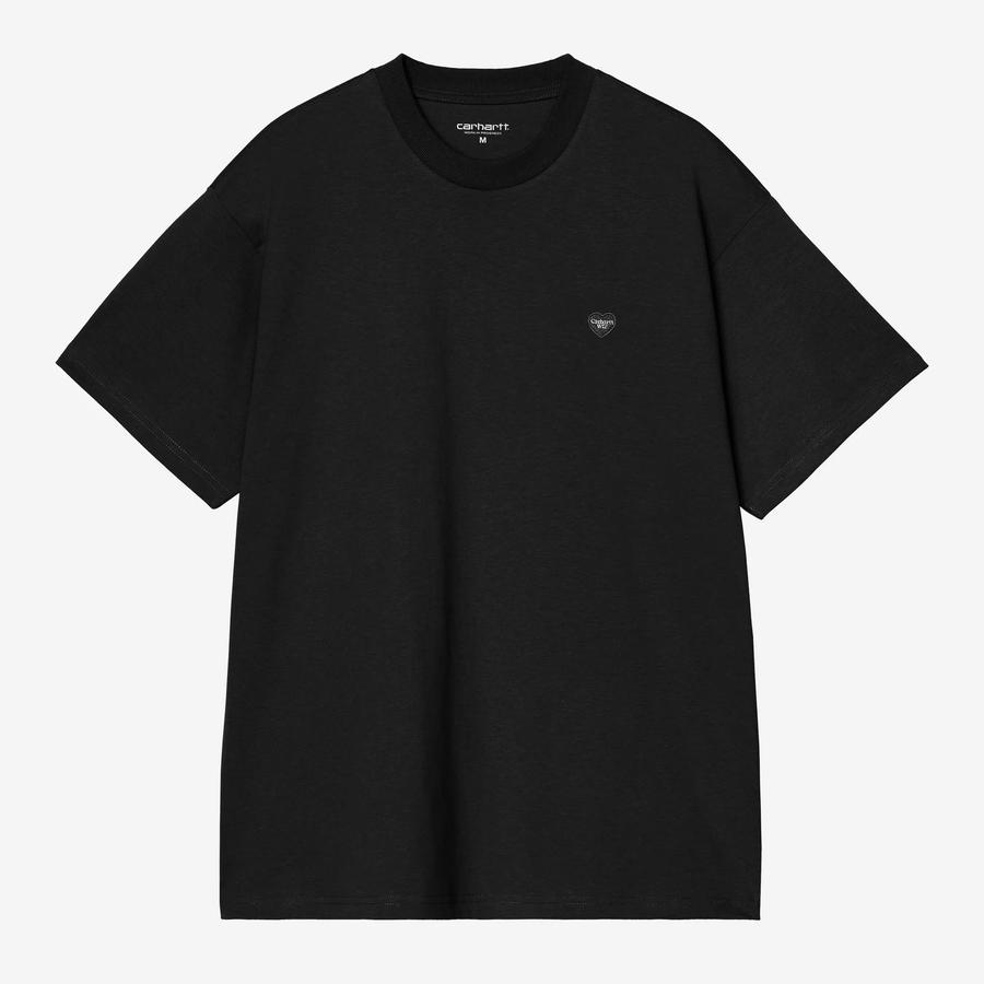Carhartt WIP S/S Small Heart T-Shirt - Black / Bla...