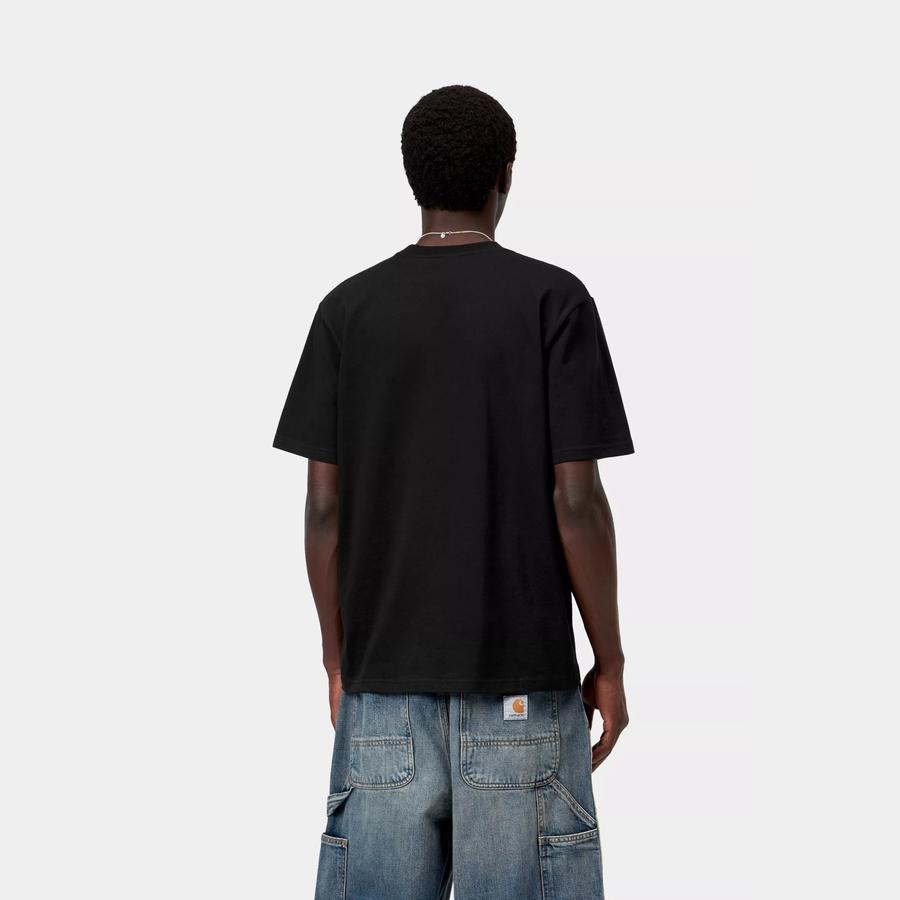 Carhartt WIP S/S Small Heart T-Shirt - Black / Black