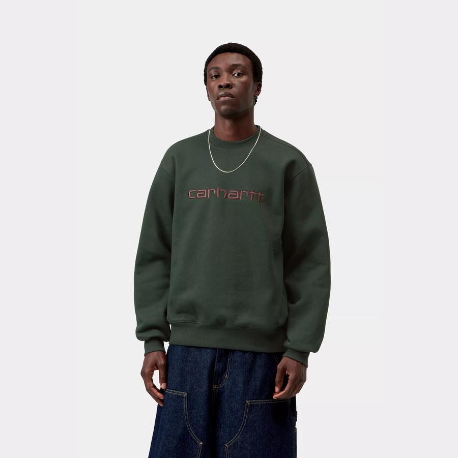 Carhartt WIP Carhartt Sweatshirt - Dark Scarab / Palisander