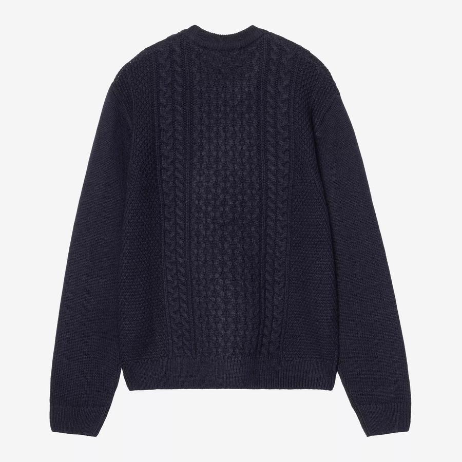 Carhartt WIP Caster Knit Sweater - Dark Navy