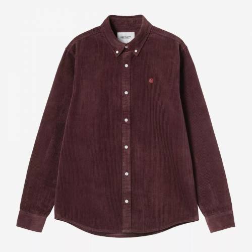 Carhartt WIP L/S Madison Cord Shirt - Amarone