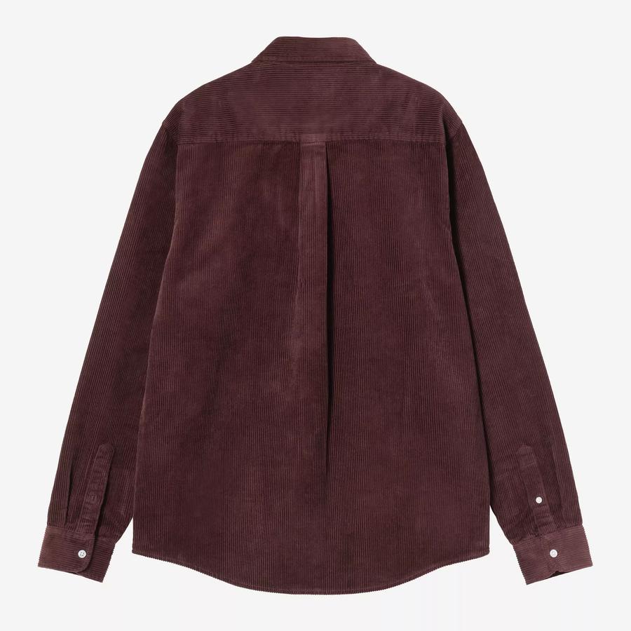 Carhartt WIP L/S Madison Cord Shirt - Amarone