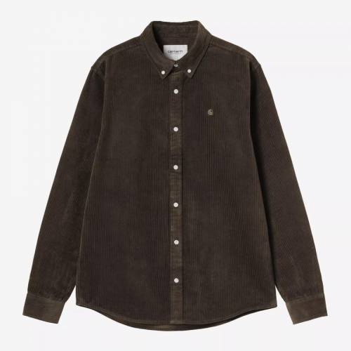 Carhartt WIP L/S Madison Cord Shirt - Tobacco