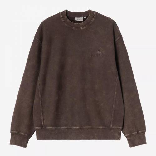 Carhartt WIP Lambert Sweatshirt - Tobacco (Moon Wash)