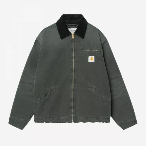 Carhartt WIP OG Detroit Jacket - Raven / Black (Stone Canvas)