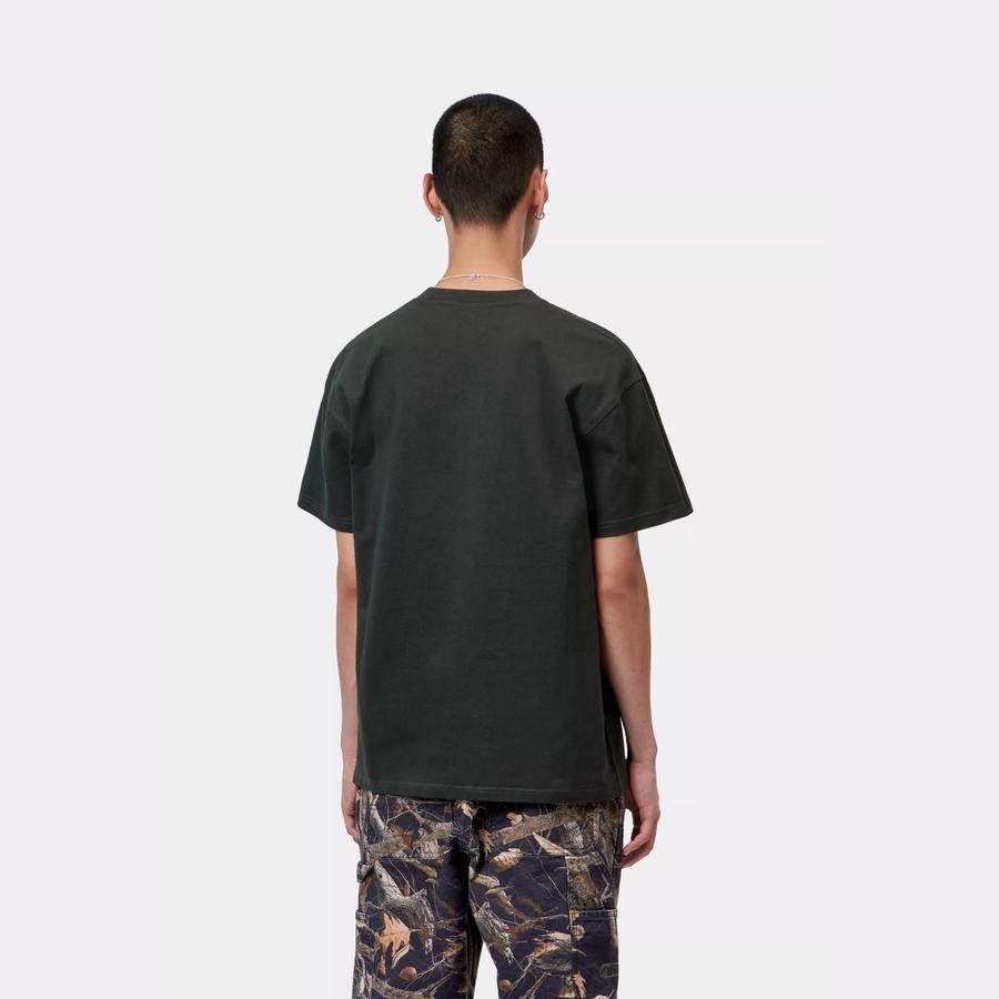 Carhartt WIP S/S American Script T-Shirt - Raven