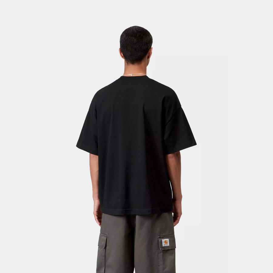 Carhartt WIP S/S Chapter Script T-Shirt - Black / White