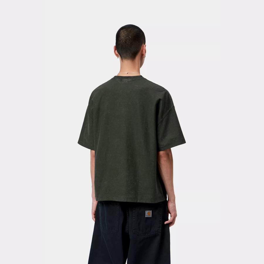 Carhartt WIP S/S Lambert T-Shirt - Raven (Moon Wash)