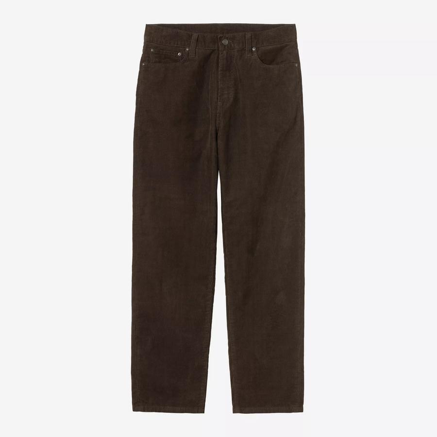 Carhartt WIP Aaron Pant - Tobacco (Rinsed)