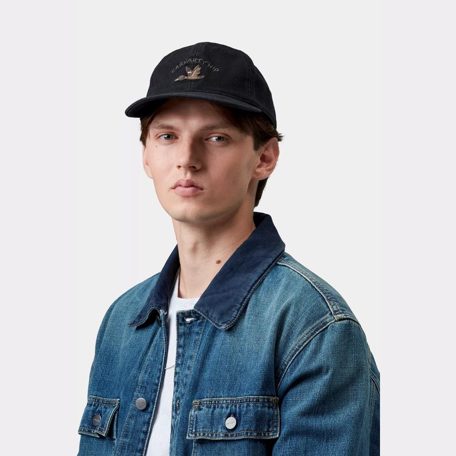 Carhartt WIP Animated Ducks Cap - Black / Black