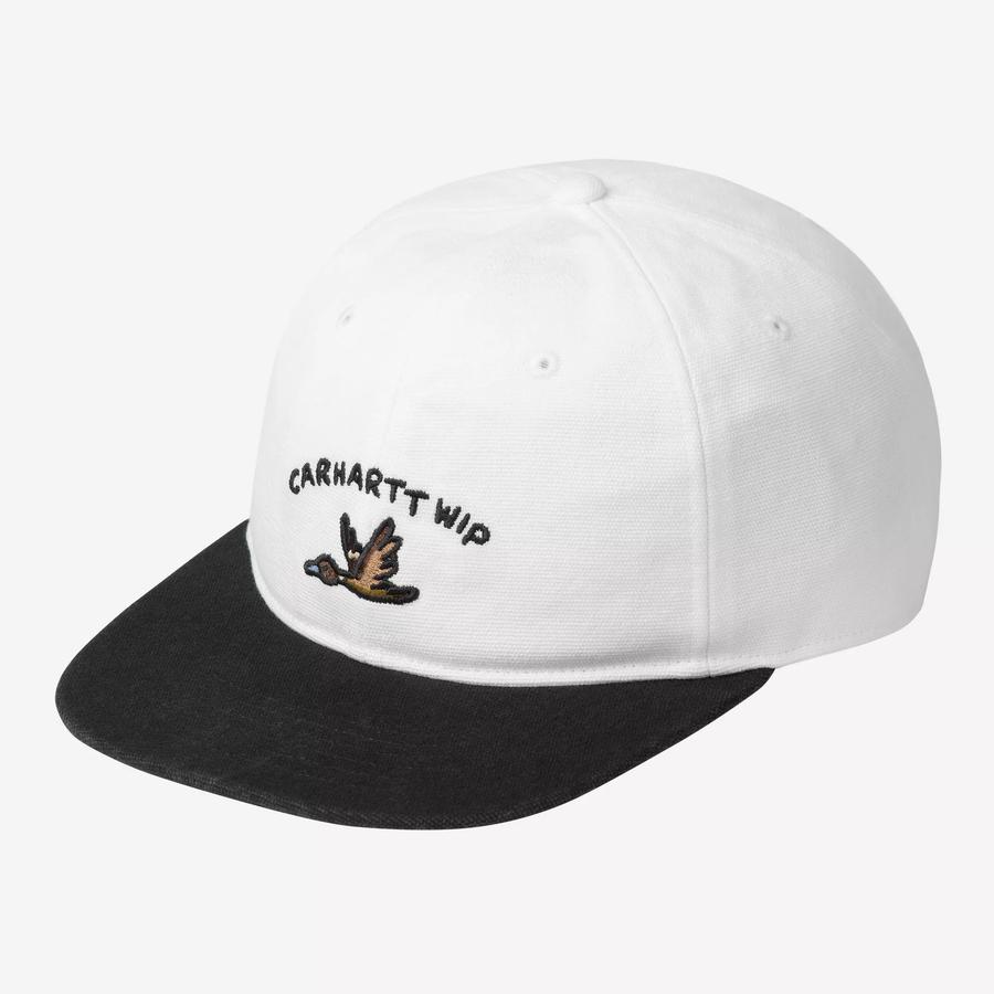 Carhartt WIP Animated Ducks Cap - White / Black