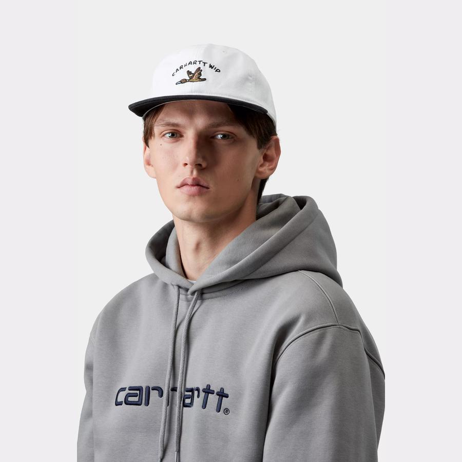 Carhartt WIP Animated Ducks Cap - White / Black