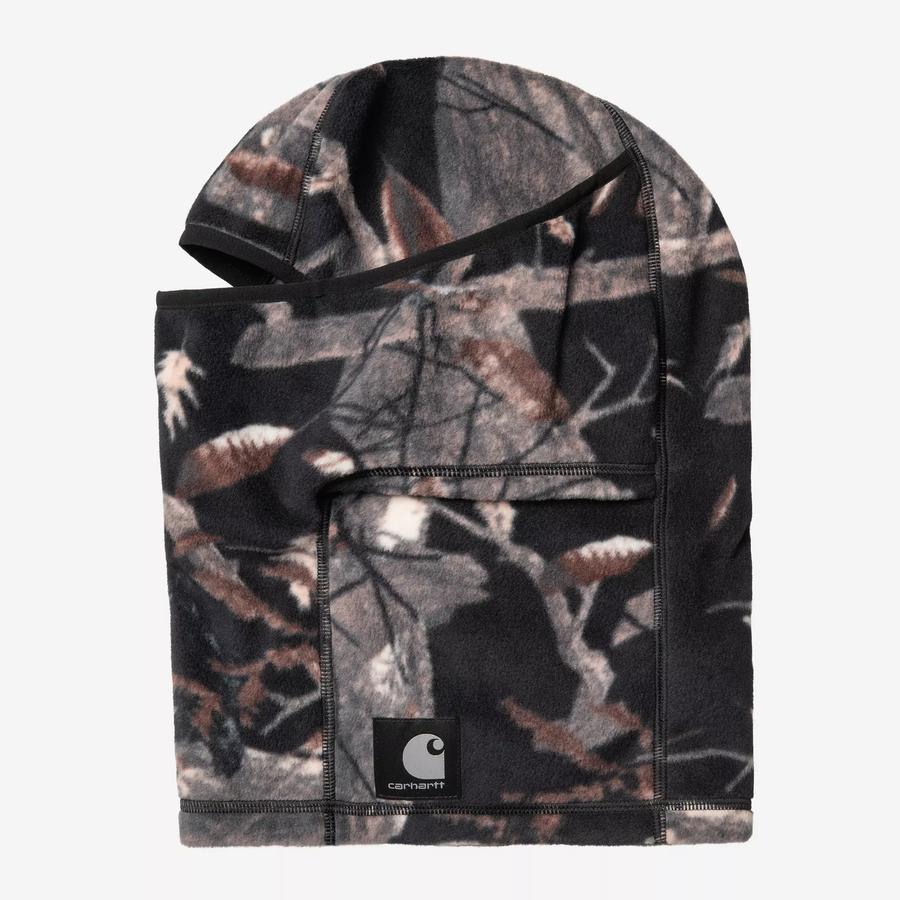 Carhartt WIP Blevin Mask - Camo Feather Tree / Bla...