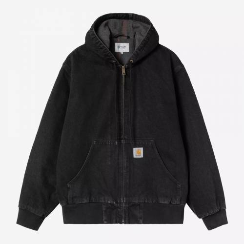 Carhartt WIP OG Active Jacket - Black (Stone Washed)