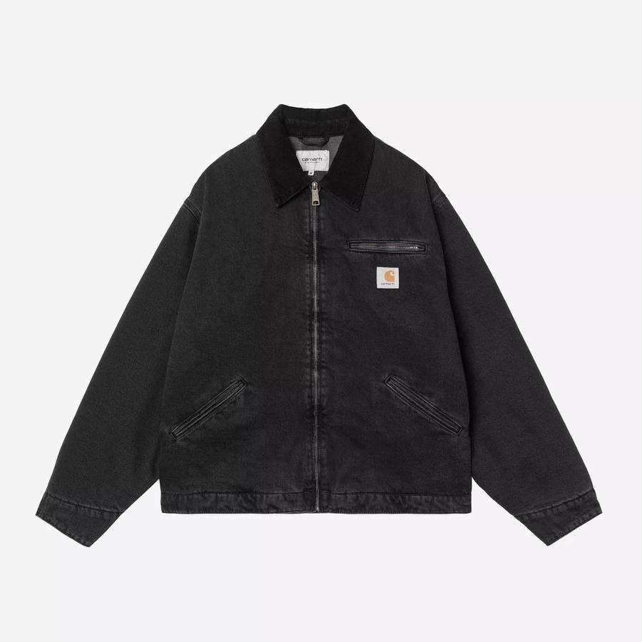 Carhartt WIP OG Detroit Jacket - Black / Black (St...