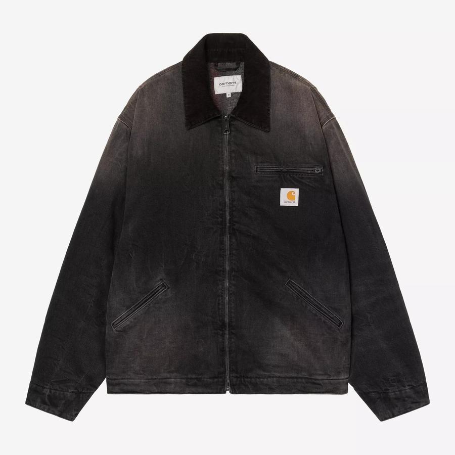 Carhartt WIP OG Detroit Jacket - Black / Black Tob...