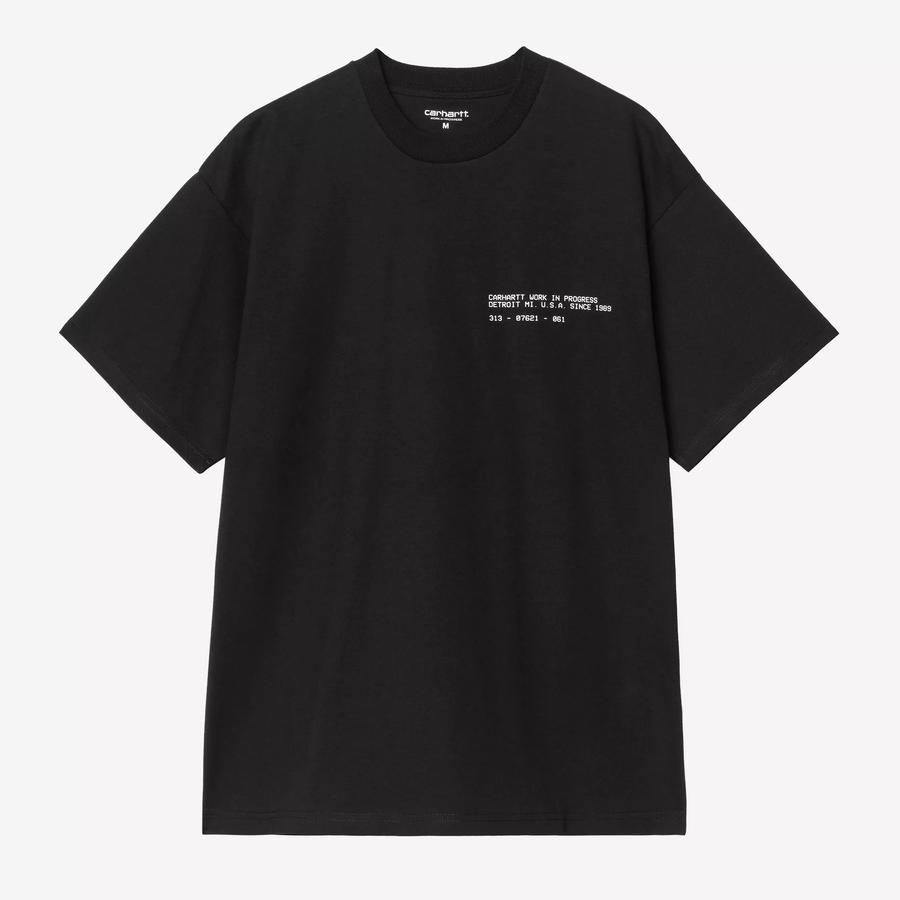 Carhartt WIP S/S Feather Progress T-Shirt - Black