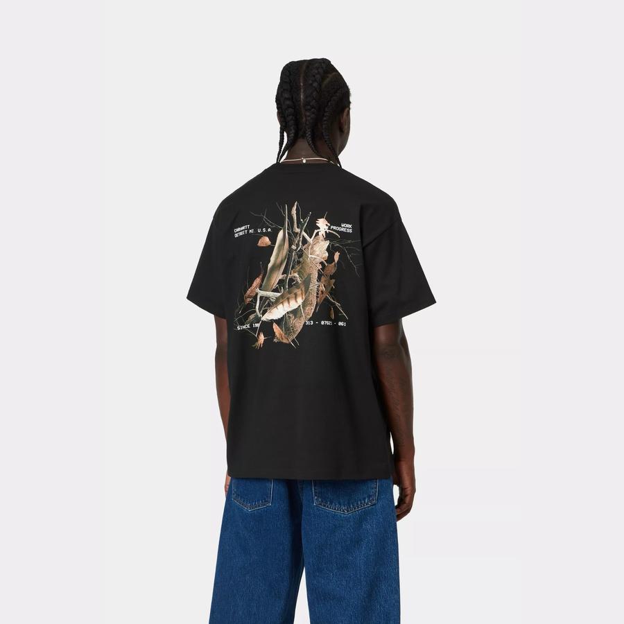 Carhartt WIP S/S Feather Progress T-Shirt - Black