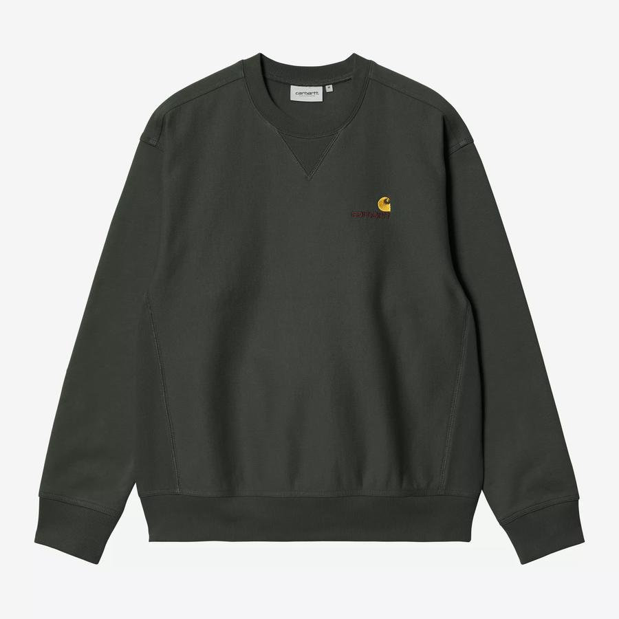 Carhartt WIP American Script Sweatshirt - Raven