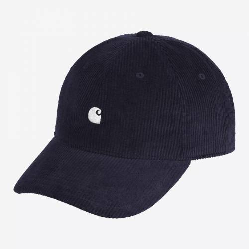 Carhartt WIP Harlem Cap - Dark Navy / White