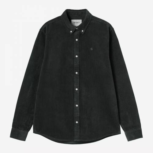 Carhartt WIP L/S Madison Cord Shirt - Raven