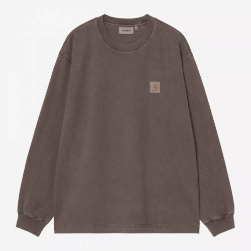 Carhartt WIP L/S Vista T-Shirt - Tobacco (Garment Dyed)