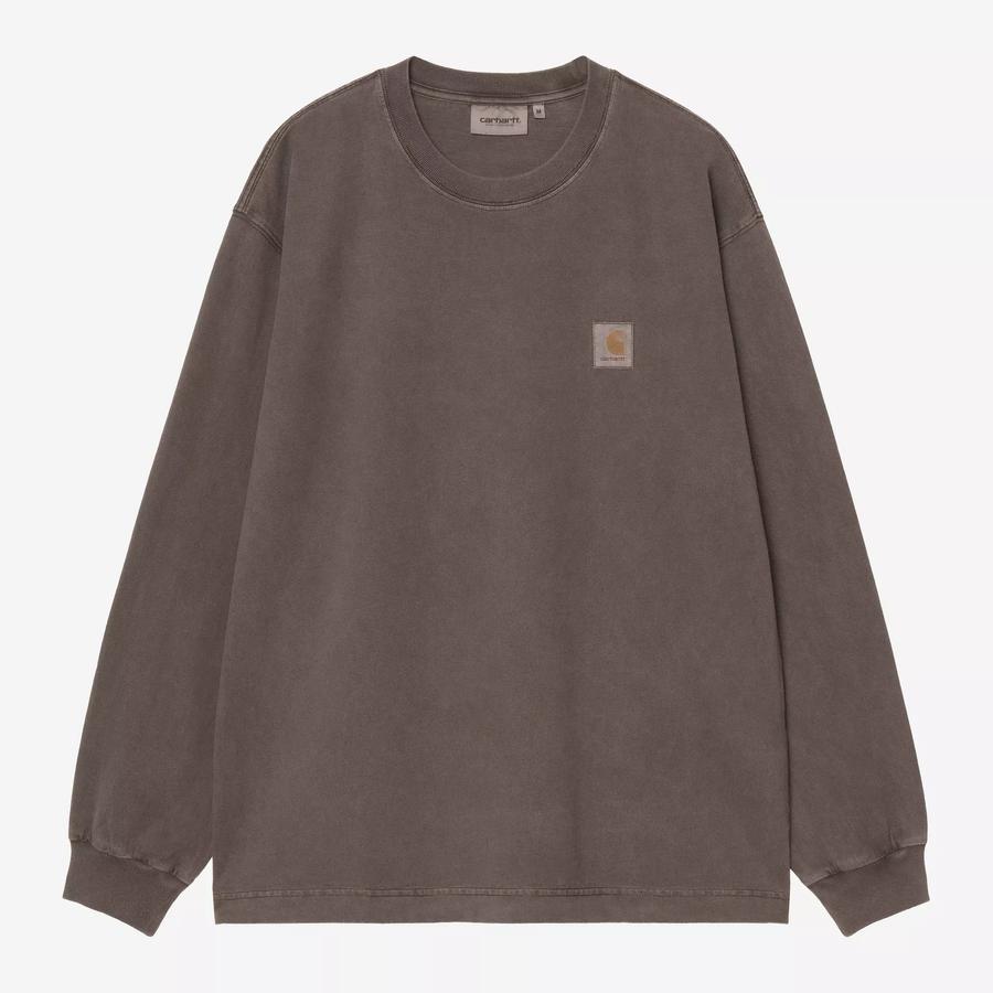 Carhartt WIP L/S Vista T-Shirt - Tobacco (Garment ...