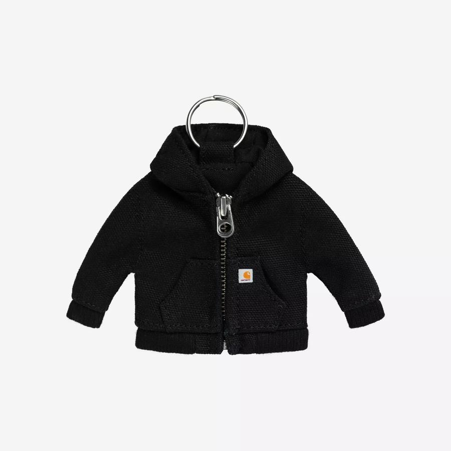 Carhartt WIP Mini Active Jacket Keychain - Black