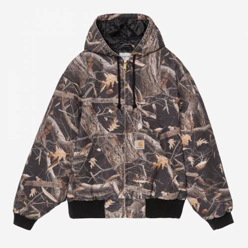 Carhartt WIP OG Active Jacket - Camo Feather Tree / Black (Heavy Stone Wash)