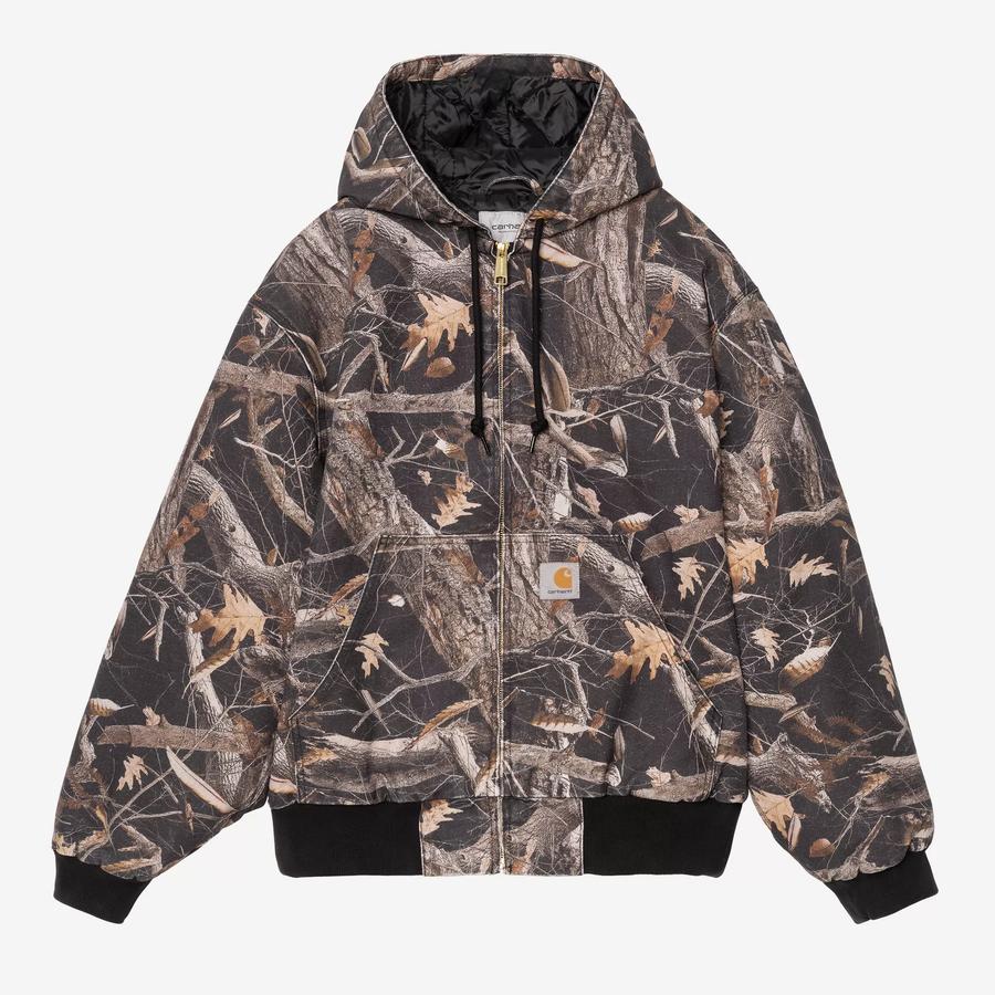 Carhartt WIP OG Active Jacket - Camo Feather Tree ...